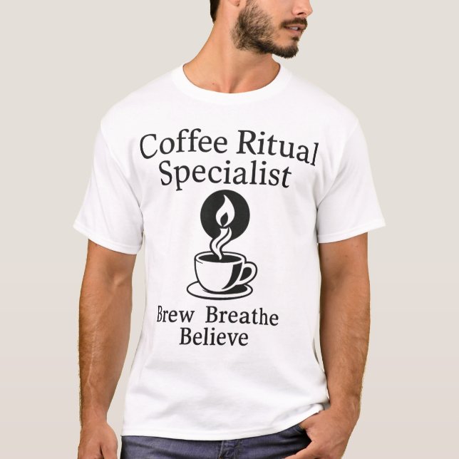 Brew Breathe Tro T Shirt (Framsida)