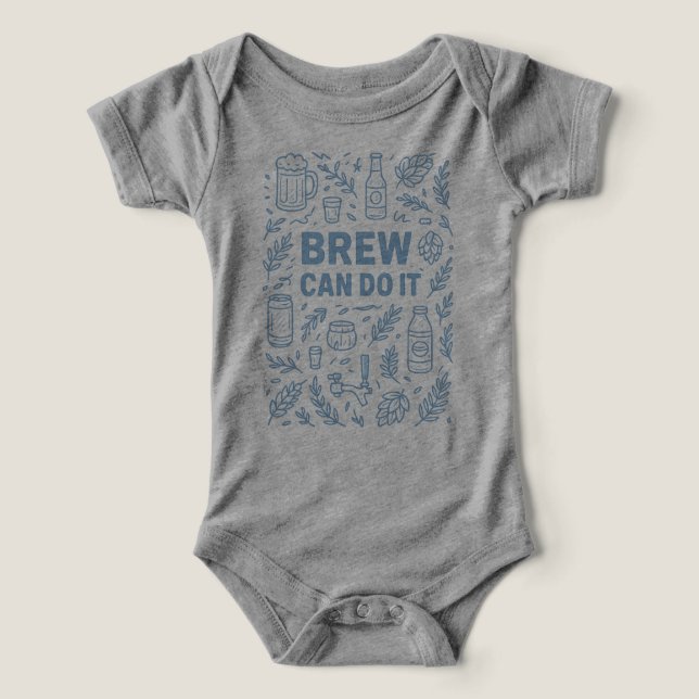 Brew kan göra det t shirt (Design Framsida)