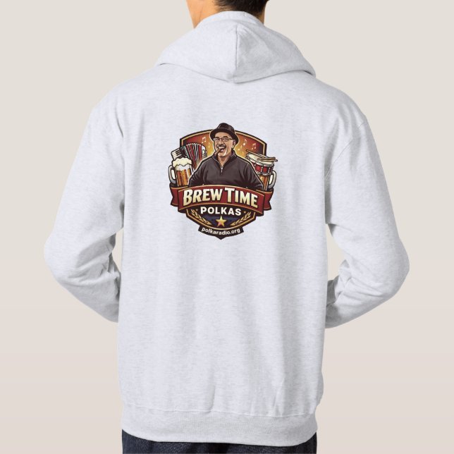 Brew Time Polkas Hoodie (Baksida)
