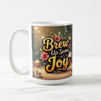 Brew up some joy merry Christmas Kaffemugg