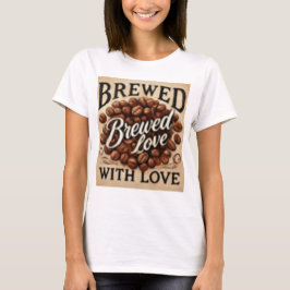 BREWED MED KÄRLEK T SHIRT