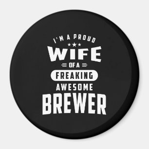 Brewer Job Title Tee for Manar Womens Magnet