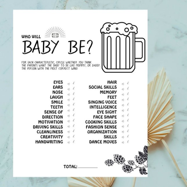 Brewery Baby - B&W - Vem kommer att vara Baby? Spe (Skapare uppladdad)