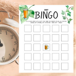 Brewery Baby - Färg - Baby Shower Baby Bingo Game