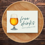Brewery Funny Free Drinks Photo Bröllop<br><div class="desc">Firar kärlek och skrattar med våra vackra, bryggfria drycker Bröllop spara datum! Om du planerar att byta ut löken på ett bryggeri och skapa en glatt atmosfär som är nedlagd för din stora dag, se inte längre. På framsidan av vårt sparande förklarar vi djärvt "gratis dryck", och signalerar omedelbart till...</div>
