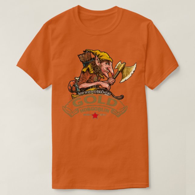 Brewery Hobgoblin Guld T Shirt (Design framsida)