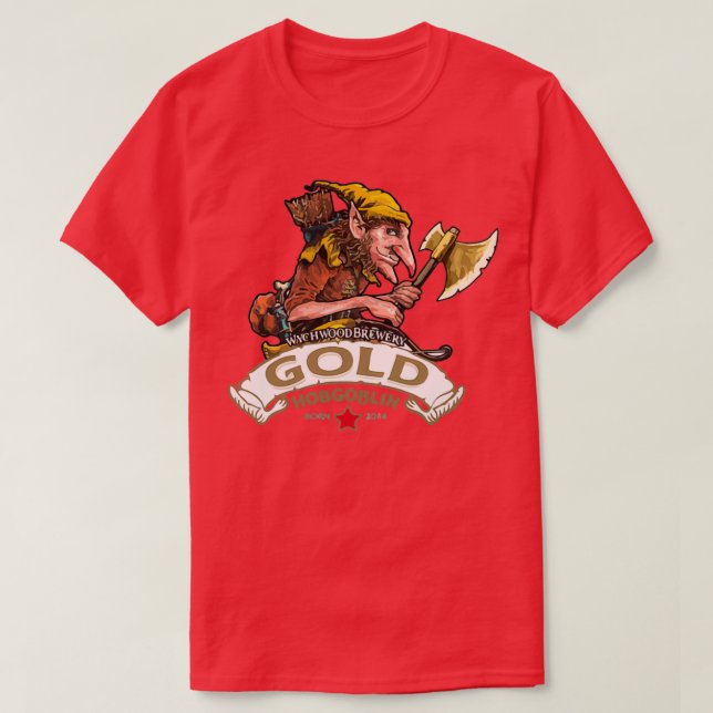 Brewery Hobgoblin Guld T Shirt (Design framsida)