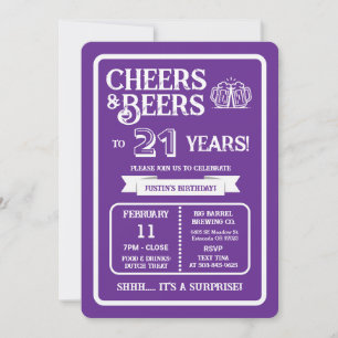 Brewery Surprise firar 21 år med Cheers och öl Inbjudningar