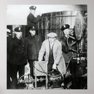 BREWERY TALAKEASY BUST C. 1930 POSTER