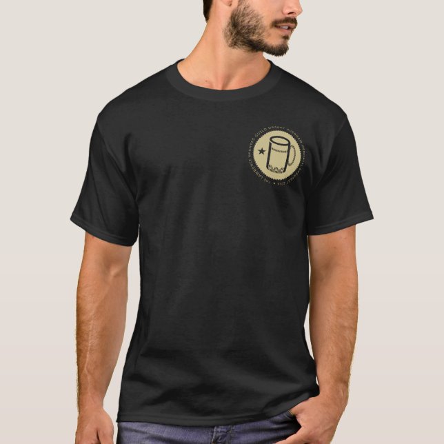 BrewFest 19 (2014) - för använda på mörka Tee Shirt (Framsida)