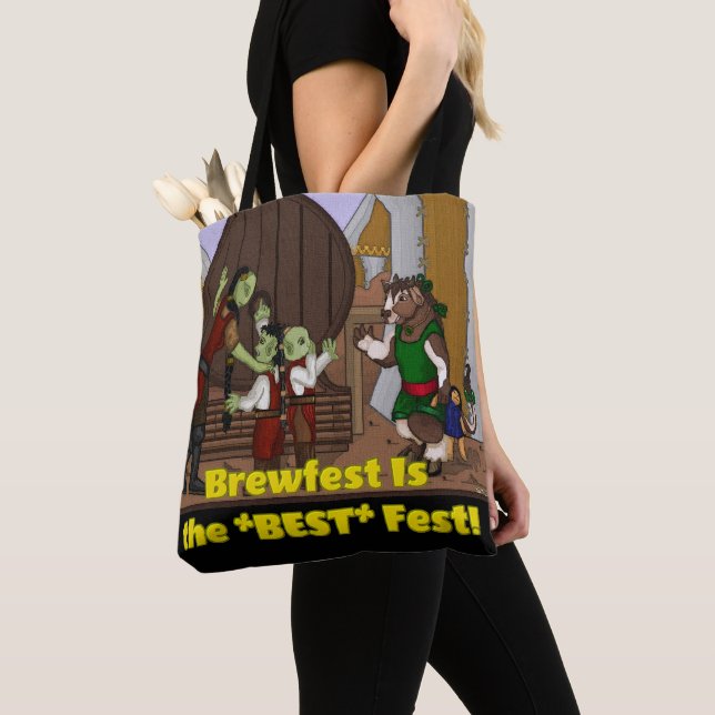 Brewfest är det bästa alternativet (skulder): tygkasse (Närbild)
