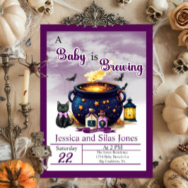 Brewing A Baby Invitation Inbjudningar