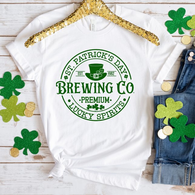 Brewing Co. Irish Pub St. Patrick's Day T-Shirt (Skapare uppladdad)