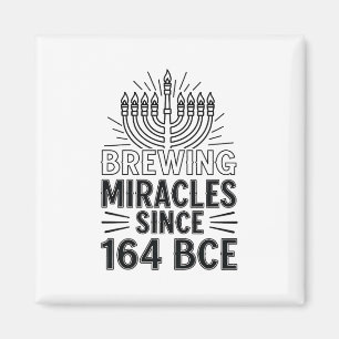 Brewing Miracles sedan 164 BCE Hanukkah Jewish Magnet