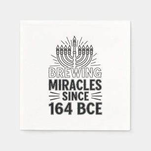 Brewing Miracles sedan 164 BCE Hanukkah Jewish Pappersservett