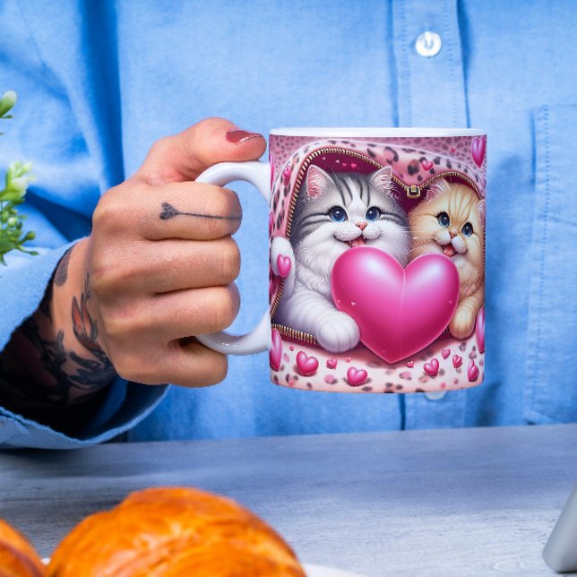 Brewing Romantik: Valentindagen Cupid Coffee Mugg (Skapare uppladdad)