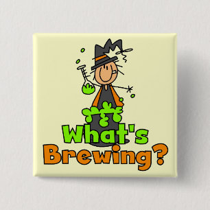 Brewing T-shirts och presenter Knapp