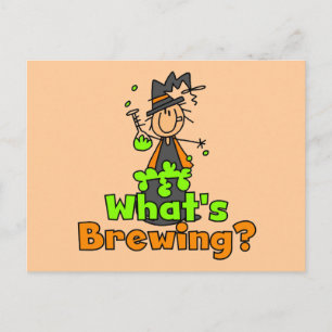 Brewing T-shirts och presenter Vykort