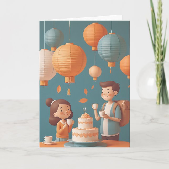 Brewing Up Birthday Wishes Kort (Framsida)