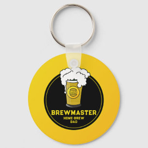 Brewmaster Beer home brew Pappa Nyckelring