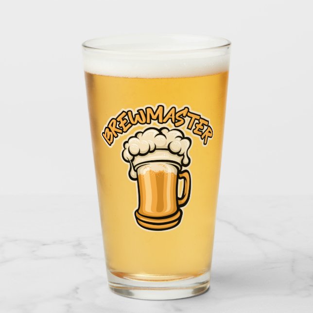 Brewmaster behöver en öl Mugg Glaskopp (Framsida fylld)
