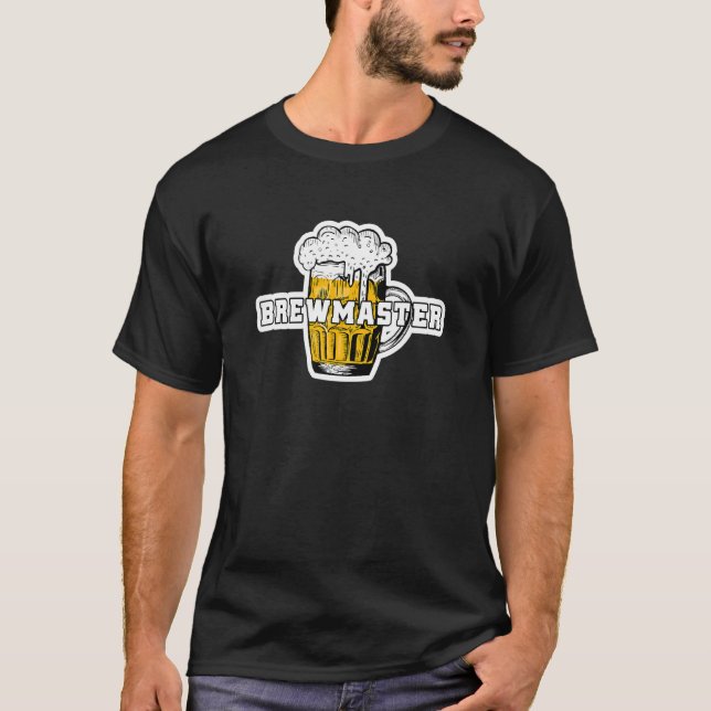 Brewmaster Craft Beer Brewery Owner T Shirt (Framsida)