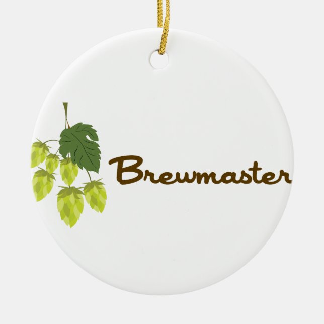 Brewmaster Julgransprydnad Keramik (Framsidan)
