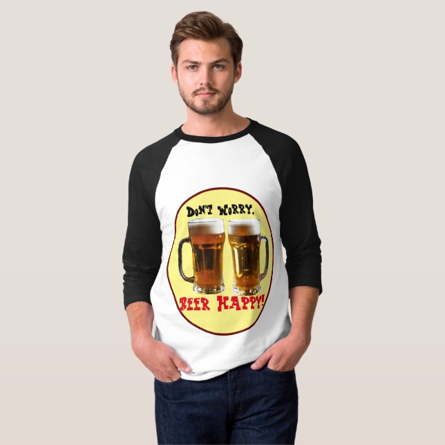 Brews & Banter: Beer Edition T Shirt (Hel framsida)