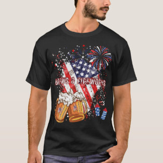 Brews & Fireworks T Shirt