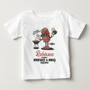 Brews och BBQ Squad Funny Barbeque-Anpassningsbar T Shirt