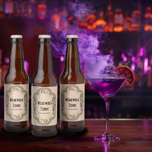 Brews och Boos Werevargs tonåringar Ölflaska Etikett