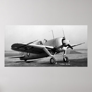 Brewster Buffalo F2A-2 Poster