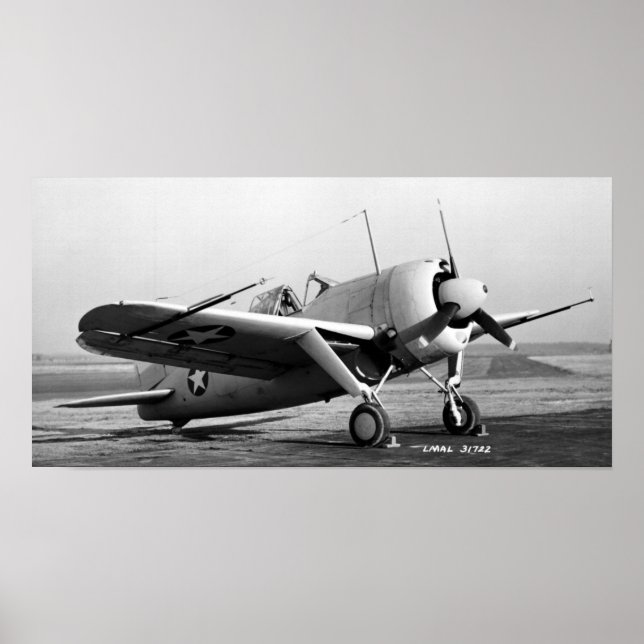 Brewster Buffalo F2A-2 Poster (Framsidan)
