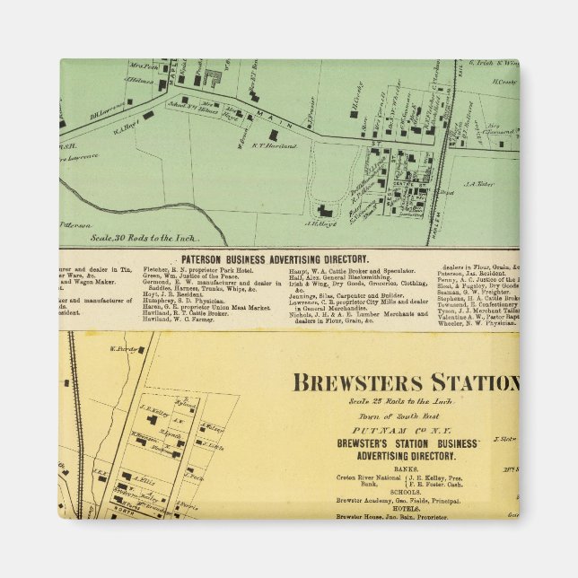 Brewsters Sta, Patterson Magnet (Framsidan)