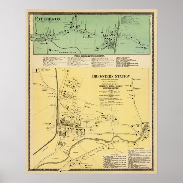 Brewsters Sta, Patterson Poster (Framsidan)