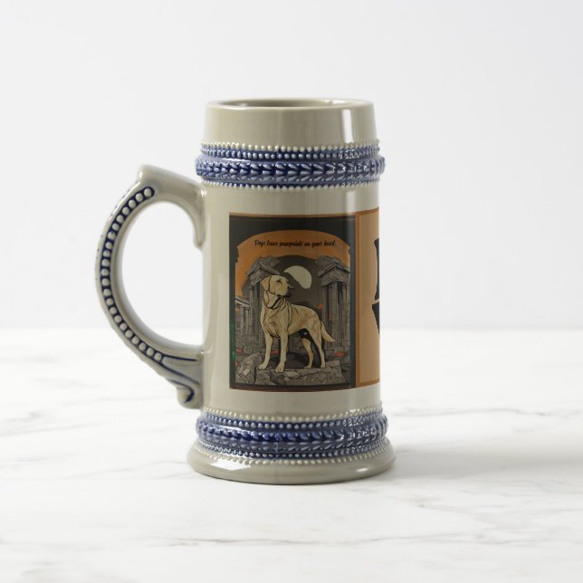Brewtiful Golden Retriever Beer Stein   Sejdel (Vänster)