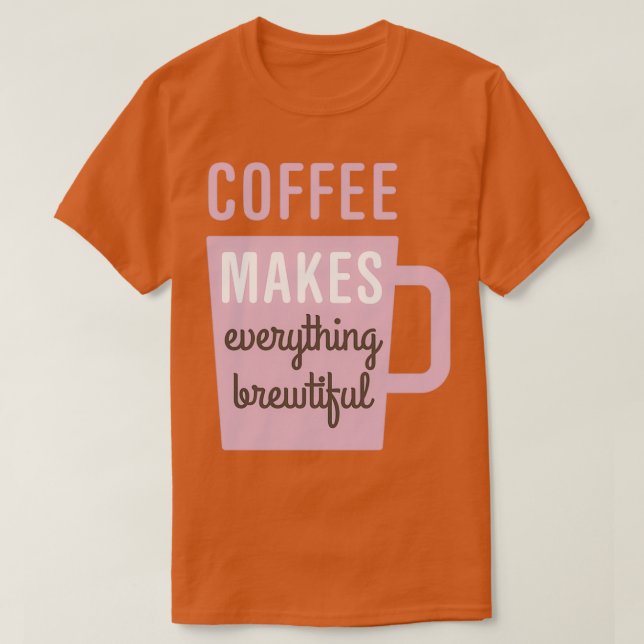 Brewtifull kaffe t shirt (Design framsida)