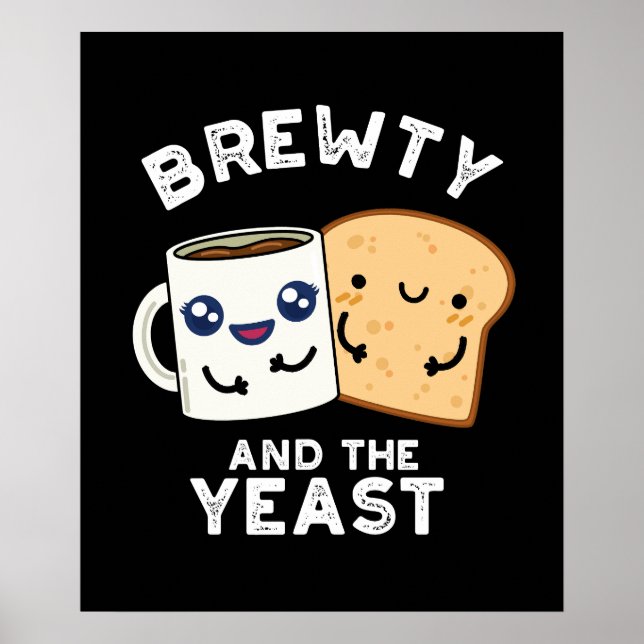 Brewty och Yast Funny Movie Pun Mörk BG Poster (Framsidan)