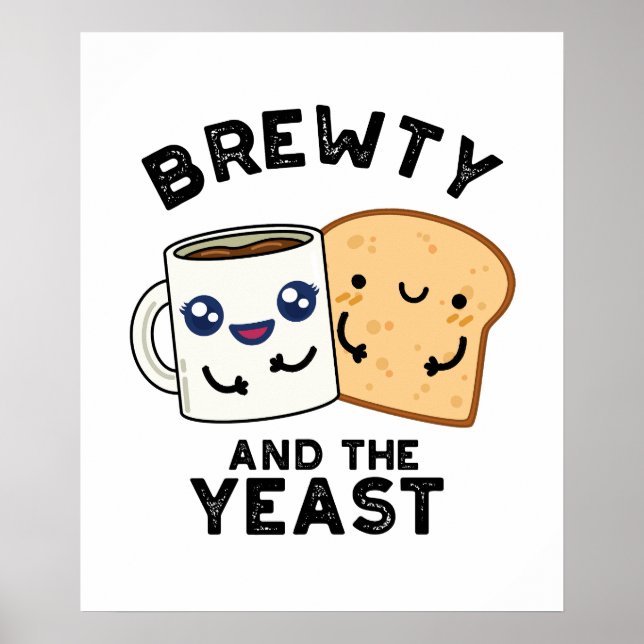 Brewty och Yast Funny Movie Pun Poster (Framsidan)