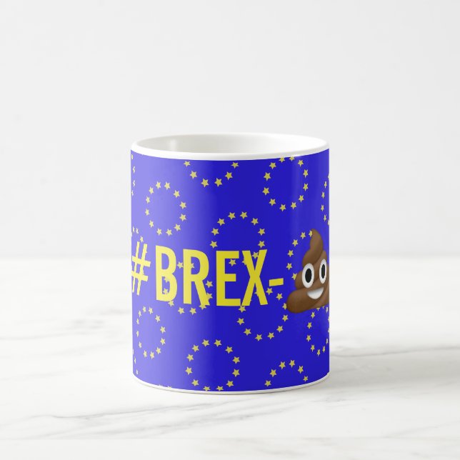 "#Brex-💩" Brexit mugg (Center)