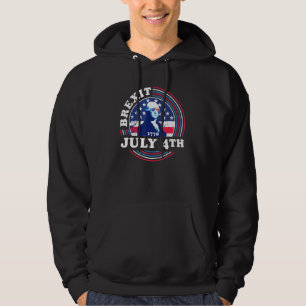 Brexit 1776 George Washington 4 juli USA Inde Hoodie