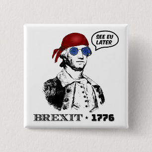 Brexit 1776 George Washington Coola Solglasögon Knapp