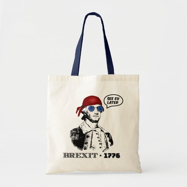 Brexit 1776 George Washington Coola Solglasögon Tygkasse (Framsidan)