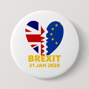 Brexit Commemorative UK - European Union Split Knapp
