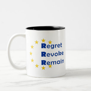 Brexit design Två-Tonad mugg