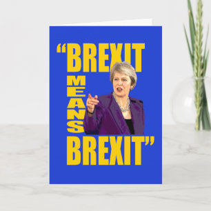 BREXIT-ELAKEN BREXIT, Theresa kan citera ur folkom Kort