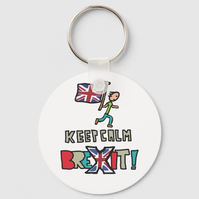 Brexit för Lugn av behålla Nyckelring (Framsida)