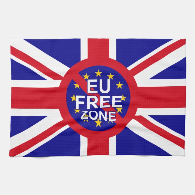 Brexit/Independence day Kökshandduk (Horisontell)