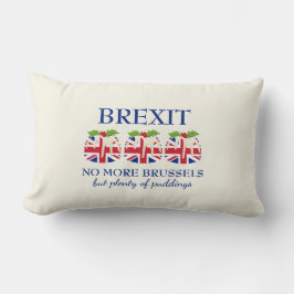 BREXIT | Julpudding | UNION JACK Lumbarkudde