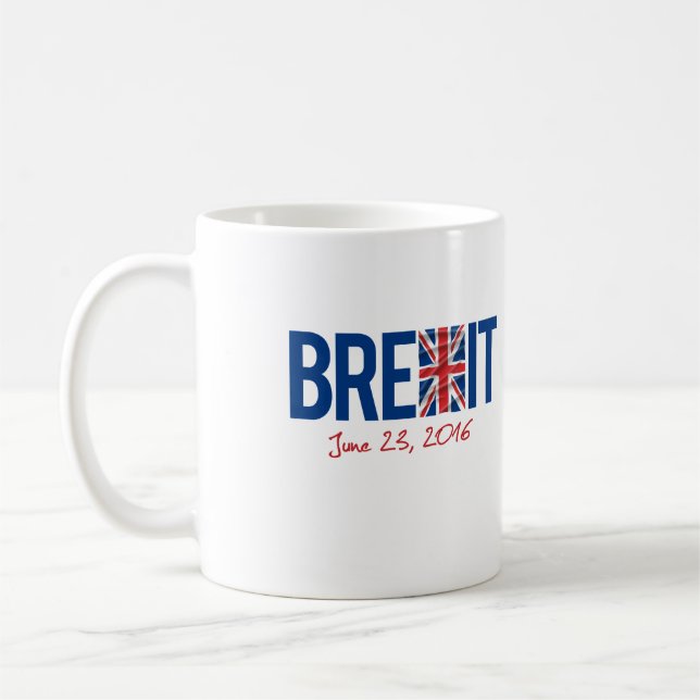 BREXIT - Juni 23 2016 - - Kaffemugg (Vänster)